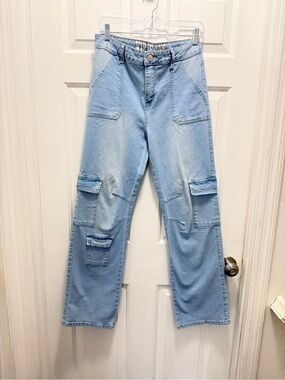 VIP Light Blue Denim Jeans with Logo Waistband